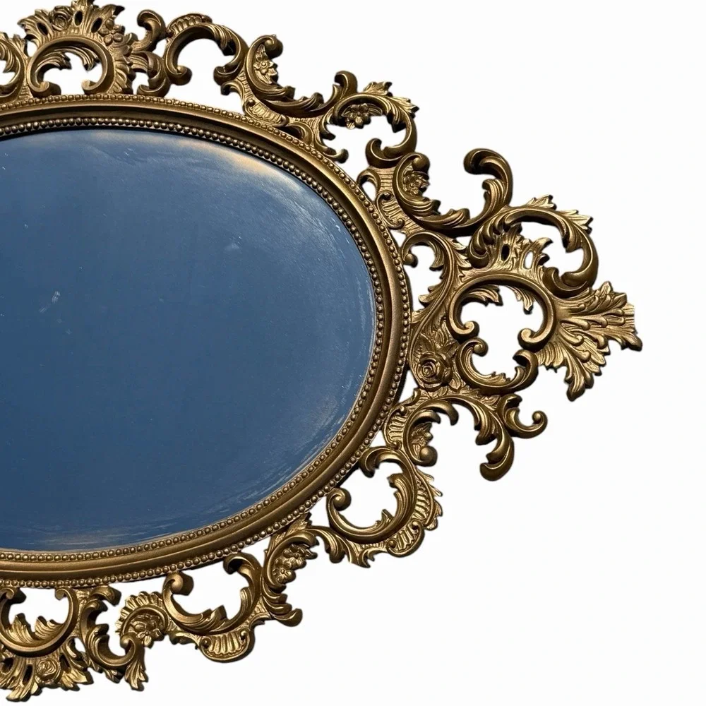 VTG Burwood Hollywood Regency Ornate Wall Mirror 32